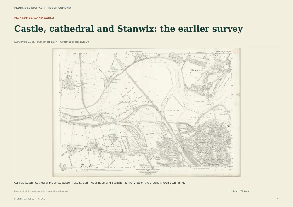Reduced historic map preview of Carlisle